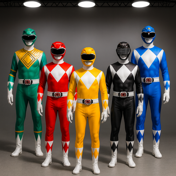 Kinder Superhelden Jumpsuit Kostüm mit Maske für Cosplay & Party, unisex Verkleidung.