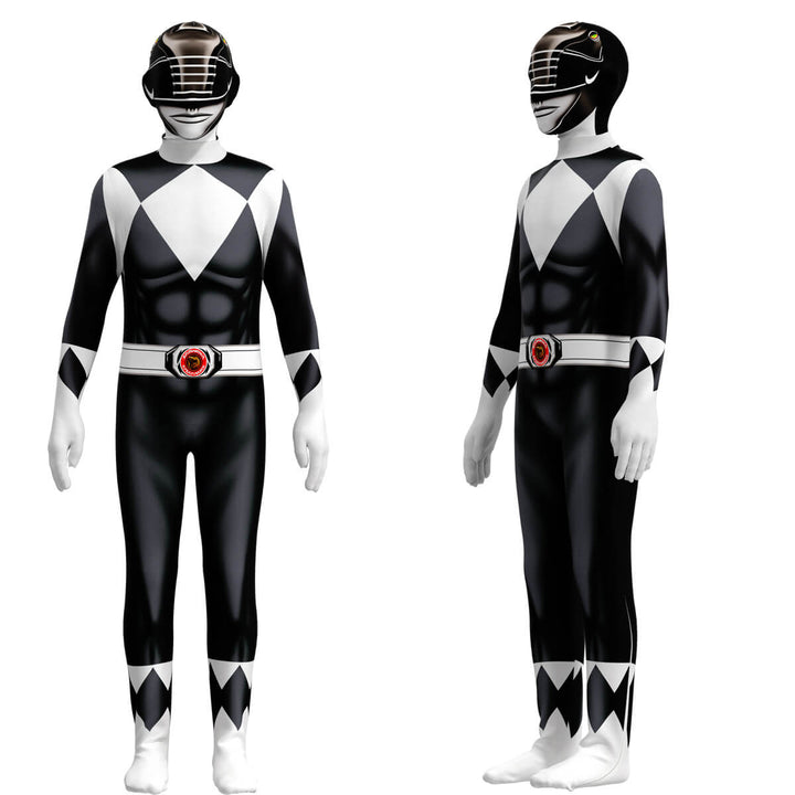 Nahaufnahme der Superhelden Maske, perfekt passend zum Kinder Jumpsuit Kostüm für jede Verkleidung.