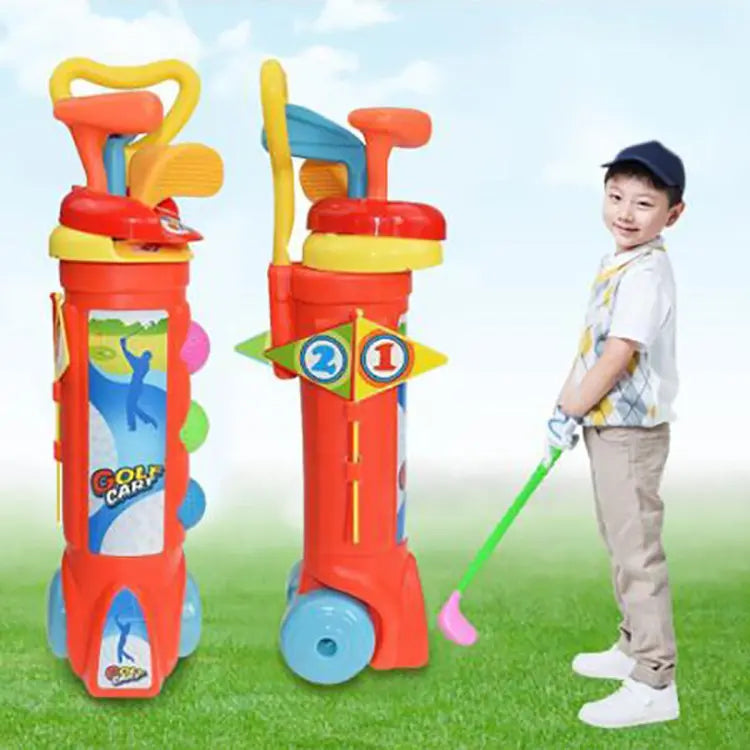 Motorikspielzeug Golf-Übungsset für Kinder. Ideal für Indoor- & Outdoor-Spiel. Fördert Koordination & Bewegung beim Spielen.