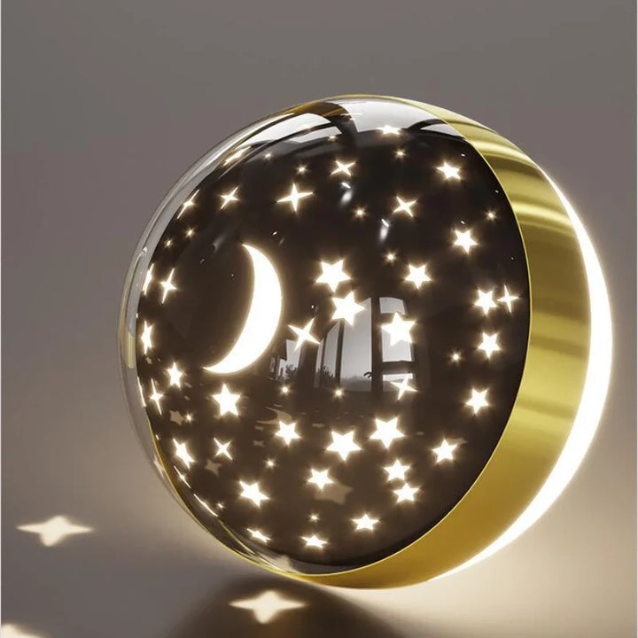 Dekorative Sternen-Wandlampe für modernes Kinderzimmer, dimmbar und energiesparende LED.