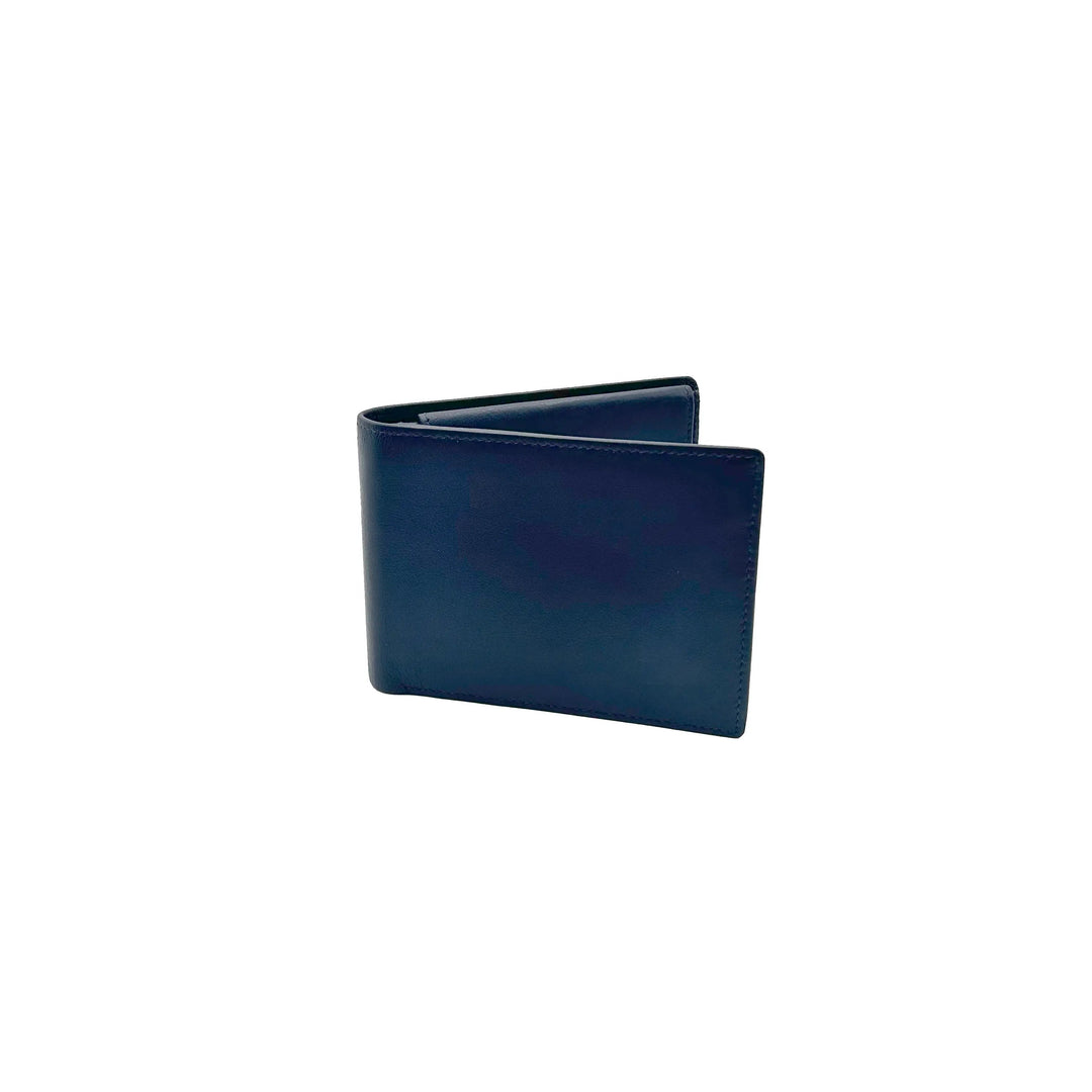 Klassische Herren Geldbörse aus hochwertigem Leder mit RFID-Schutz. Elegant & sicher für Karten und Bargeld.
