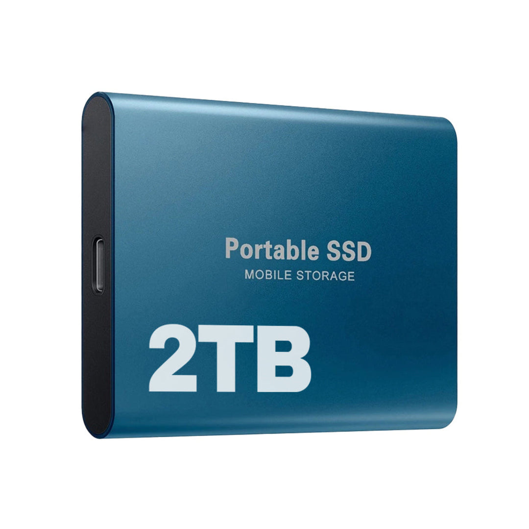 Robuste externe SSD 2TB USB-C für Gaming und schnelle Datenübertragung unterwegs. Hochgeschwindigkeits-Speicherlösung.