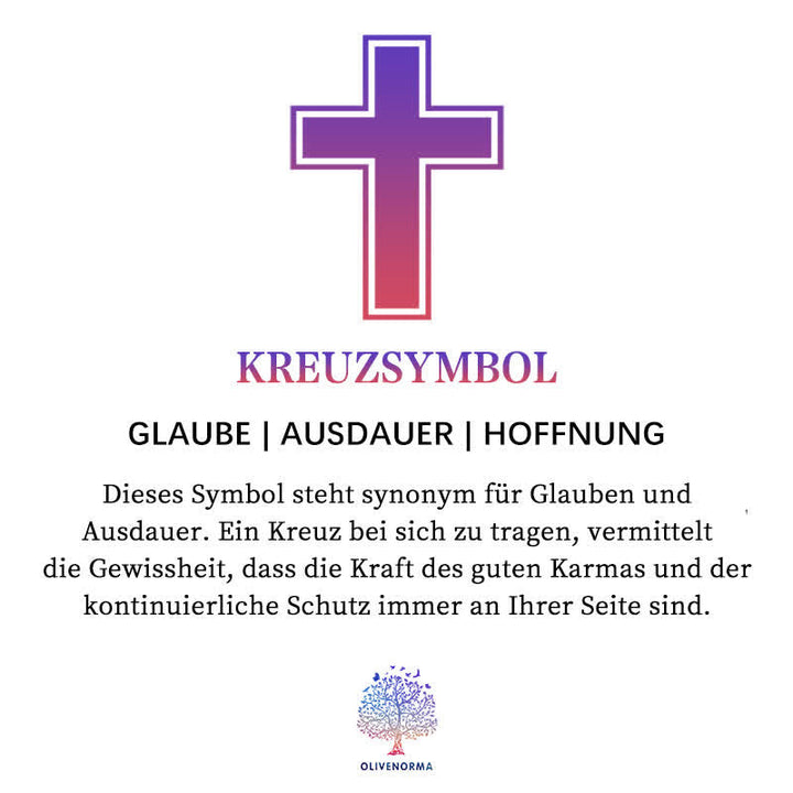 Stilvolle Damen Edelsteinkette mit Kreuz. Symbol für Glaube und Eleganz, perfektes Geschenk.
