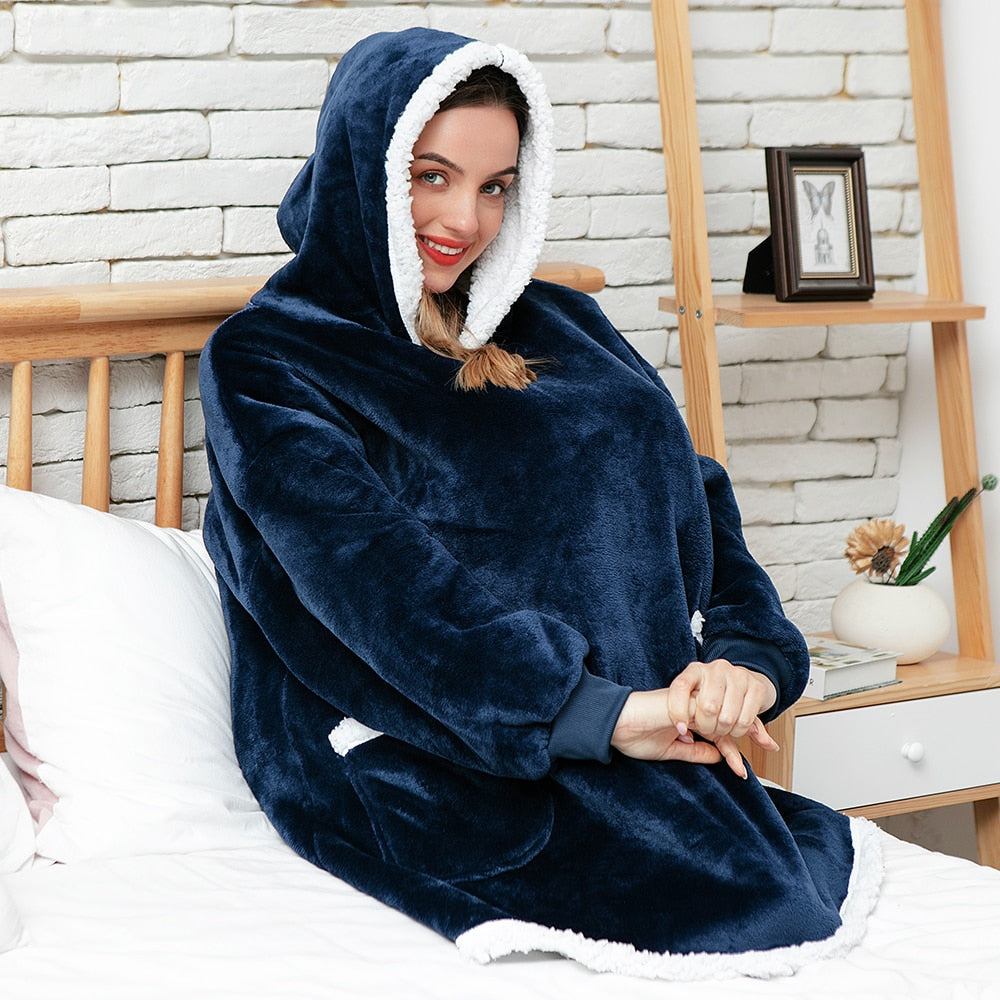 Deckenpullover für alle Altersgruppen, die sich gerne einkuscheln. Tolle Geschenkidee.