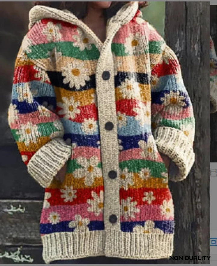 Vielseitiger Damen Oversize Cardigan. Perfekt für kuschelige Herbst-Looks und warmes Layering im Winter.