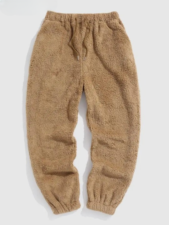 Gemütliche Unisex Plüschhose Cara für Damen & Herren, extra weich und warm, ideal für Winter-Loungewear.