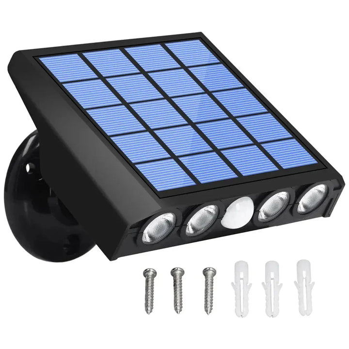 Solar-Gartenleuchte Lumina mit präzisem Bewegungssensor für automatische Außenbeleuchtung.