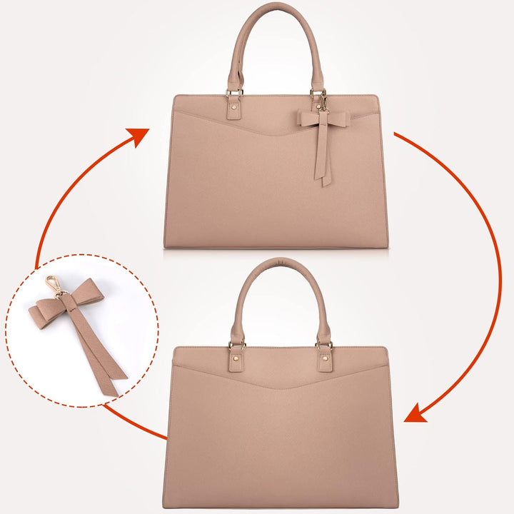 Modische Damen Schultertasche als Laptoptasche, perfekt für Büro & Universität.