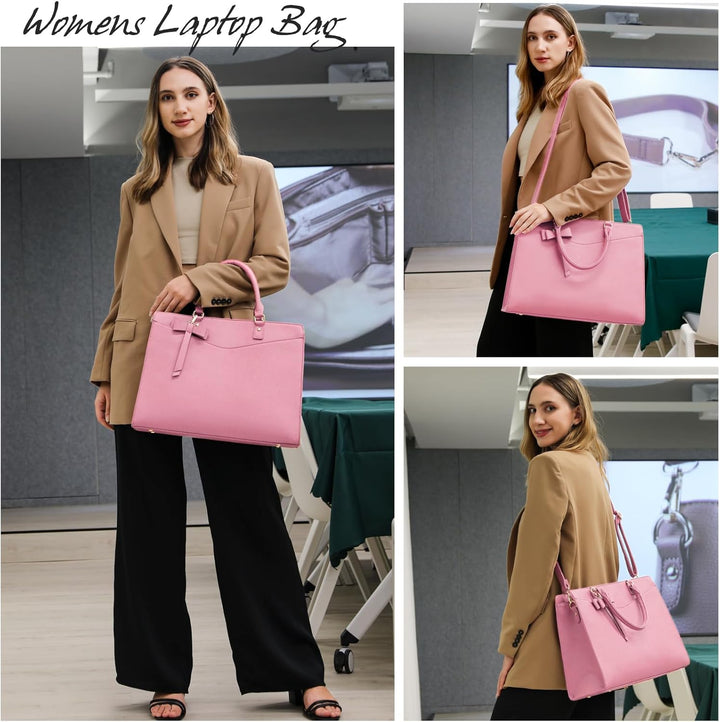 Moderne Damen Laptoptasche, wasserdicht und leicht, perfekt für täglichen Gebrauch.