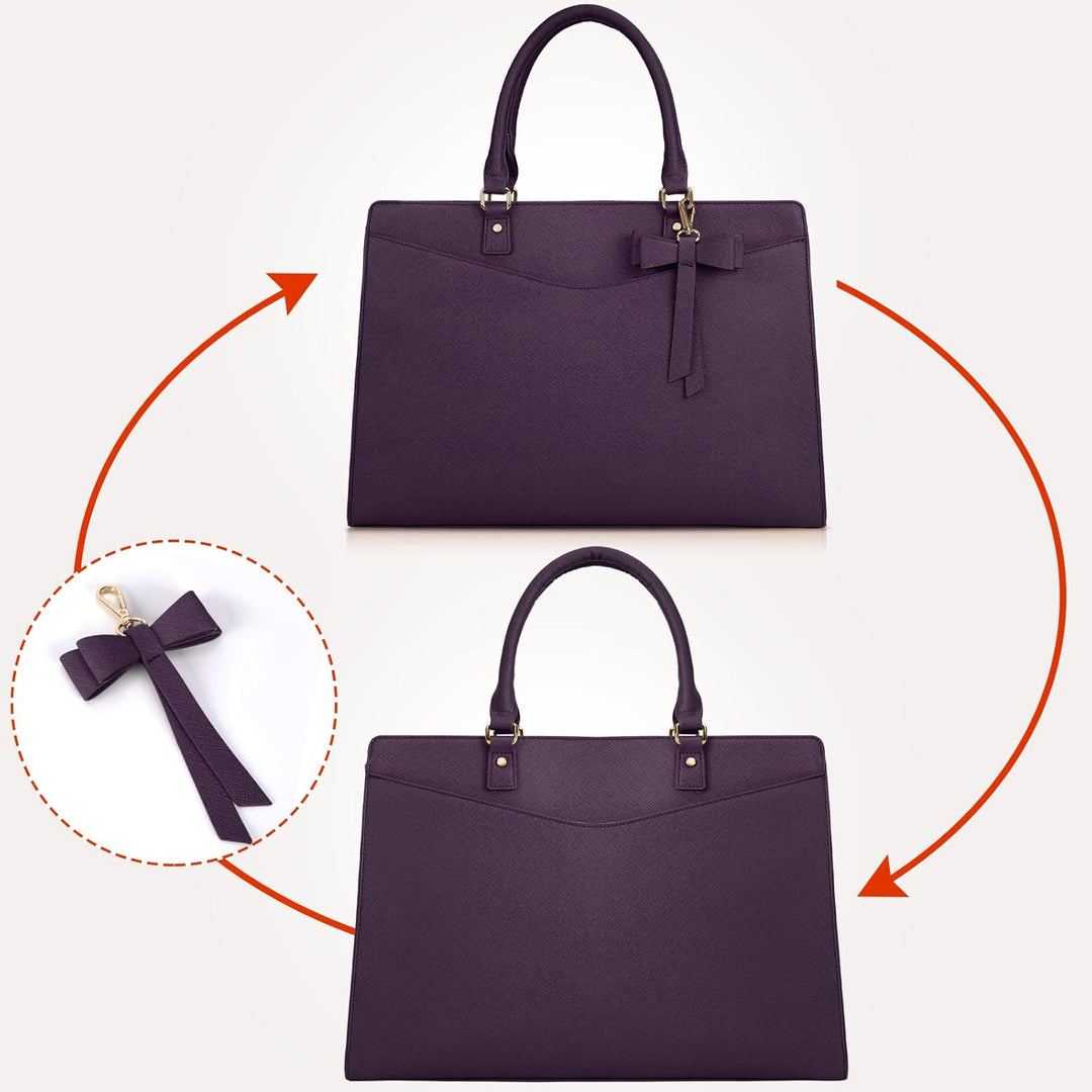 Damen Laptoptasche mit verstellbarem Schultergurt, wasserdicht & praktisch.