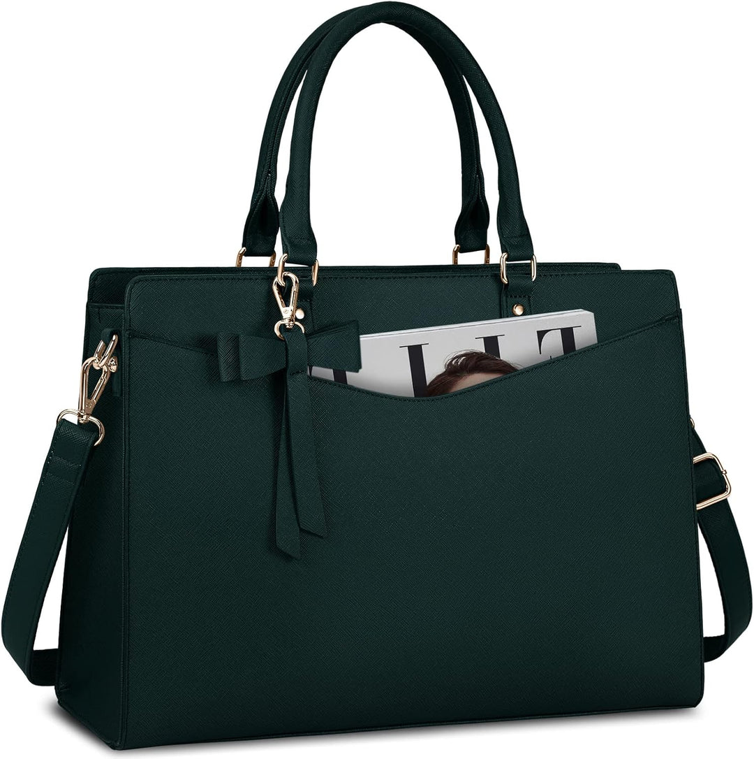 Damen wasserdichte Laptoptasche, stilvoll & organisiert, ideal für Büro, Uni & Reise.