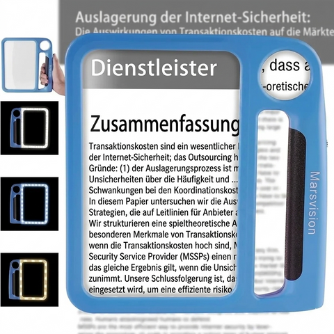 Präzisions-LED-Lupe 5x/10x mit 48 LEDs für feine Handarbeiten, Modellbau und elektronische Reparaturen.