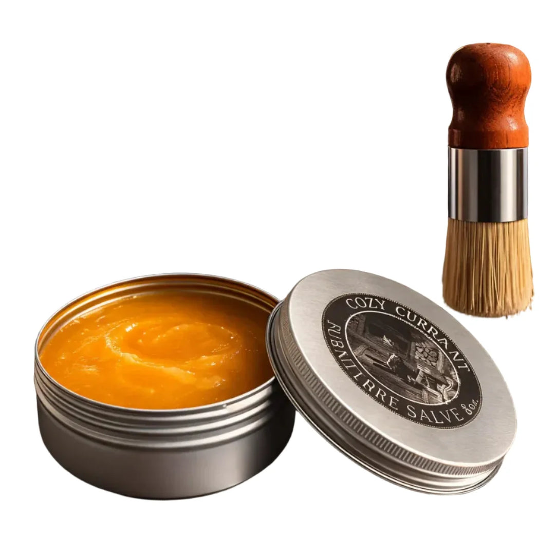 Premium Lederpflege-Set mit Lederbalsam & Applikatorpinsel für Möbel, Schuhe, Auto. Schützt & frischt Farben auf.