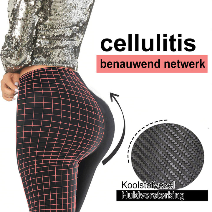 Hochwertige Damen Kompressionsleggings. Unterstützt die Figur und wirkt straffend gegen Cellulite.