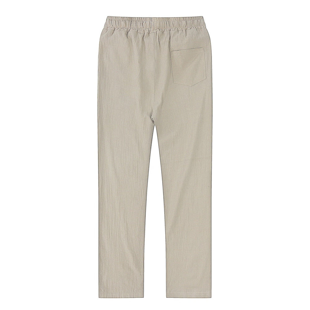 Bequemer Herren Pantalon, stilvoll und leicht. Perfekt für entspannte Sommertage.