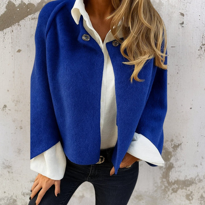 Leichte Damen Übergangsjacke im Blazer-Stil; chic, vielseitig & bequem für alle Jahreszeiten.