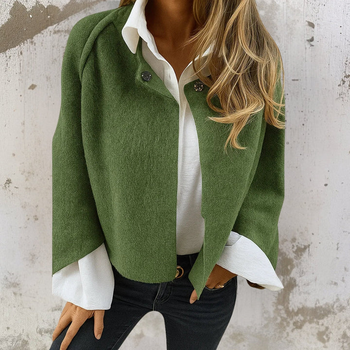 Elegante Damen Kurzjacke im Blazer-Stil, perfekt als Business Blazer oder für formelle Anlässe.