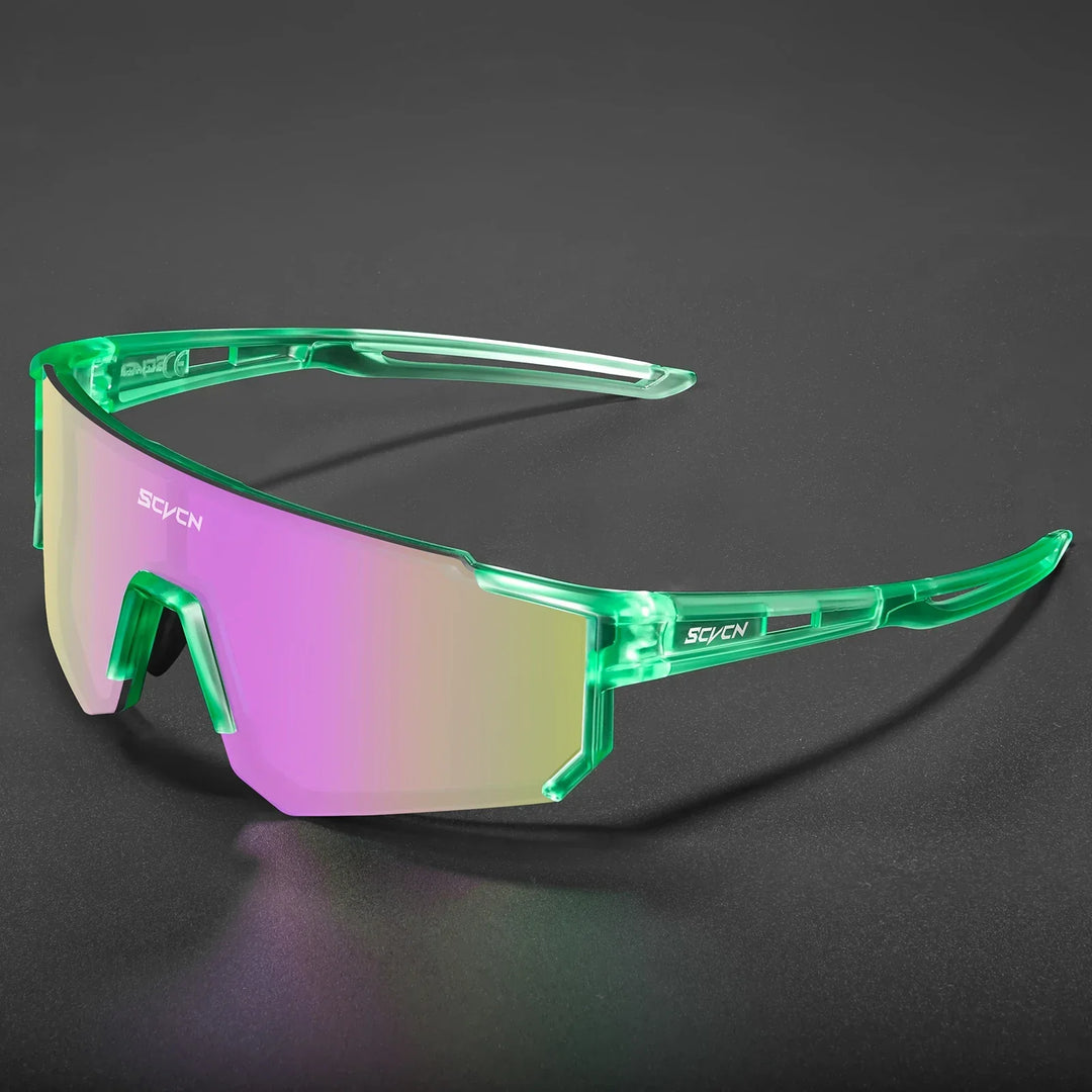 Robuste Polycarbonat-Sportbrille mit UV400 Schutz für diverse Outdoor-Aktivitäten.