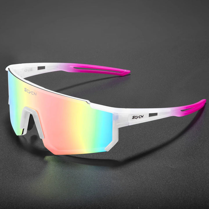 Effektiver UV400 Sonnenschutz mit dieser leichten Unisex Fahrradsonnenbrille.