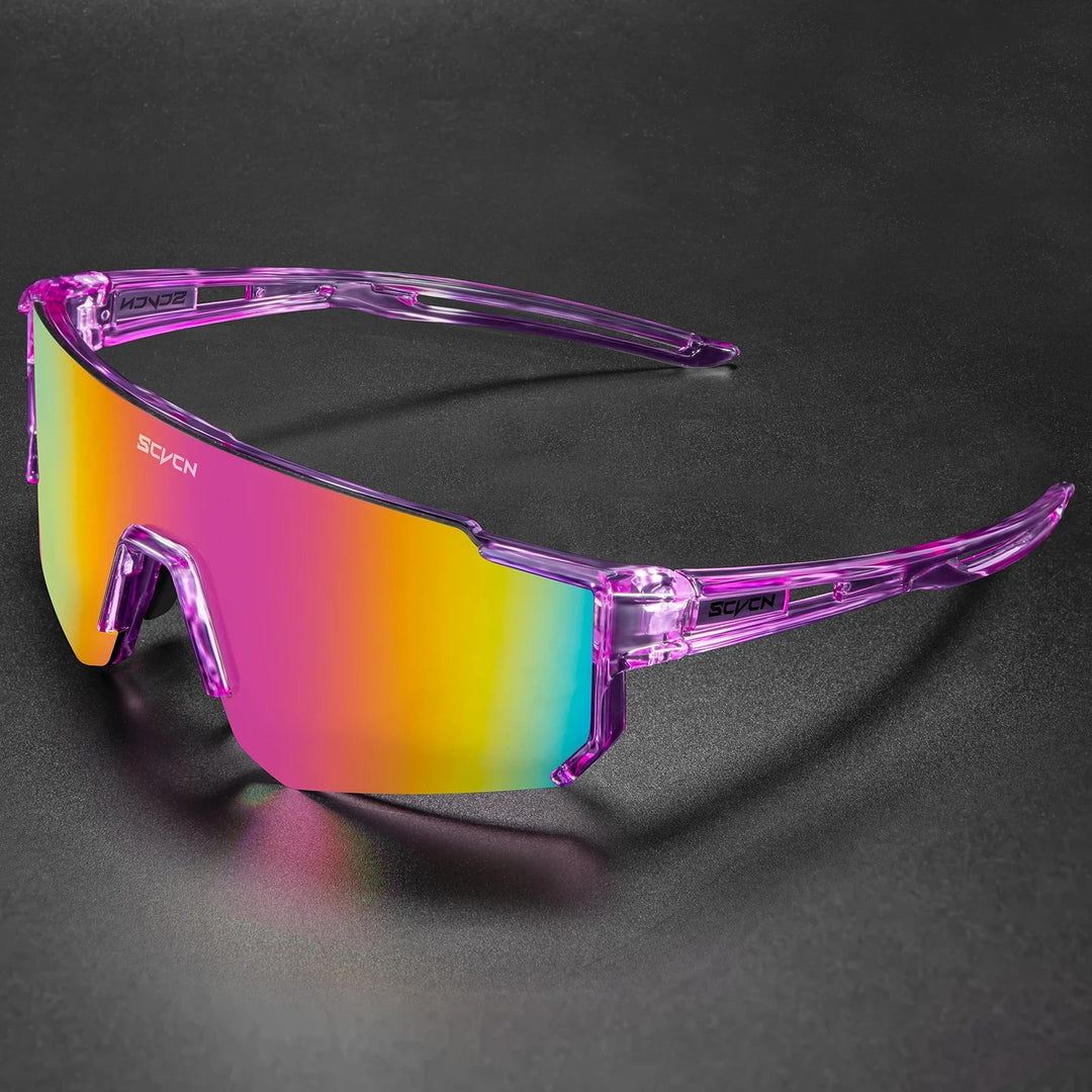 Komfortable UV400 Sportbrille, geeignet für Radfahrer, Herren & Damen im Freien.