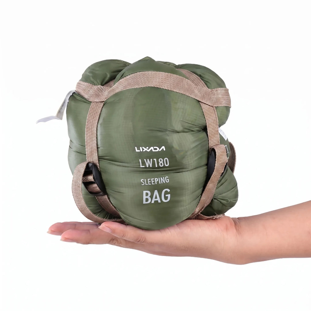 Kompakter, leichter Deckenschlafsack im Packsack für Erwachsene, perfekt für Reisen & Outdoor-Aktivitäten.