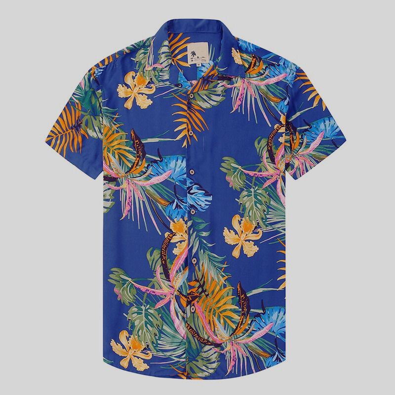 Modernes Herren Sommerhemd in Polo-Optik, elegant und leicht für Strand- und Stadturlaub.