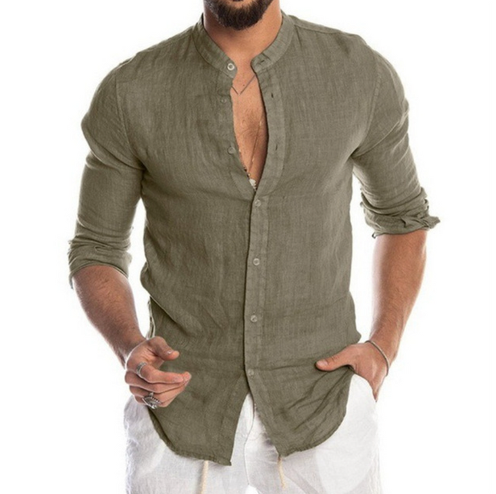 Herren Frühlingshemd, leicht & elegant für warme Tage. Ideal für Freizeit und Business Casual.