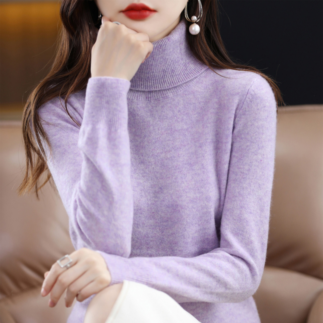 Vielseitiger Damen Strickpullover Elena, ein Must-have für die Wintermode, passend zu vielen eleganten Outfits.