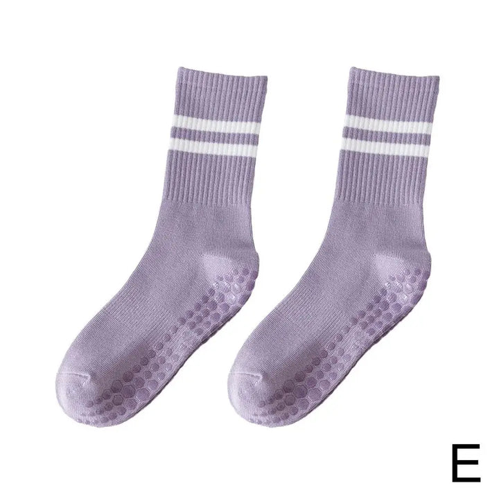 Unisex Trainingssocken halbhoch mit Antirutsch-Noppen. Ideale Grip Socken für Fitness, Yoga & Pilates.
