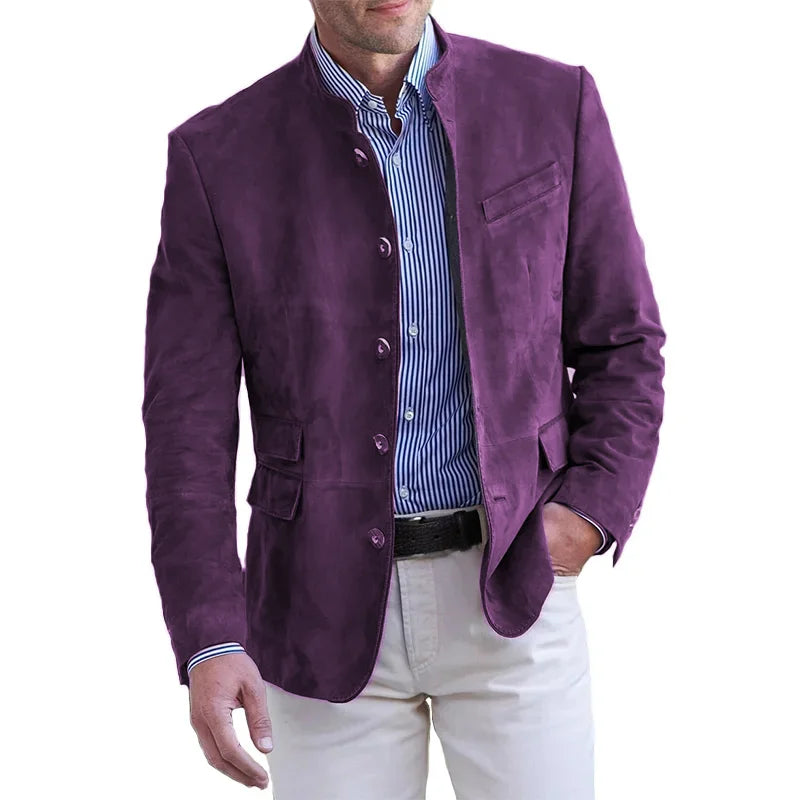 Moderner, klassischer Herren Herbstmantel für 2025, kombiniert Eleganz & Komfort, vielseitig tragbar.