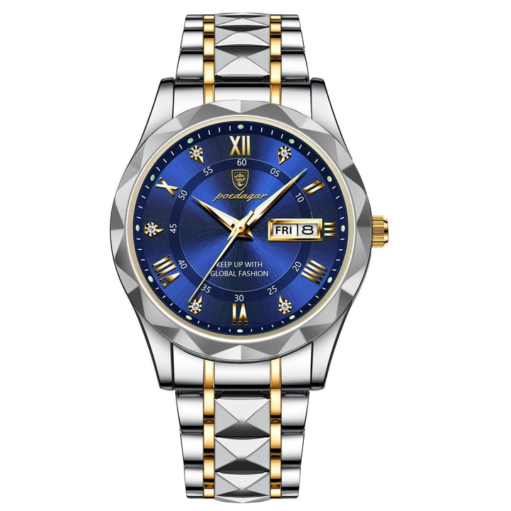 Elegante Herren Armbanduhr mit Leuchtfunktion, perfekt für Business und Alltag.