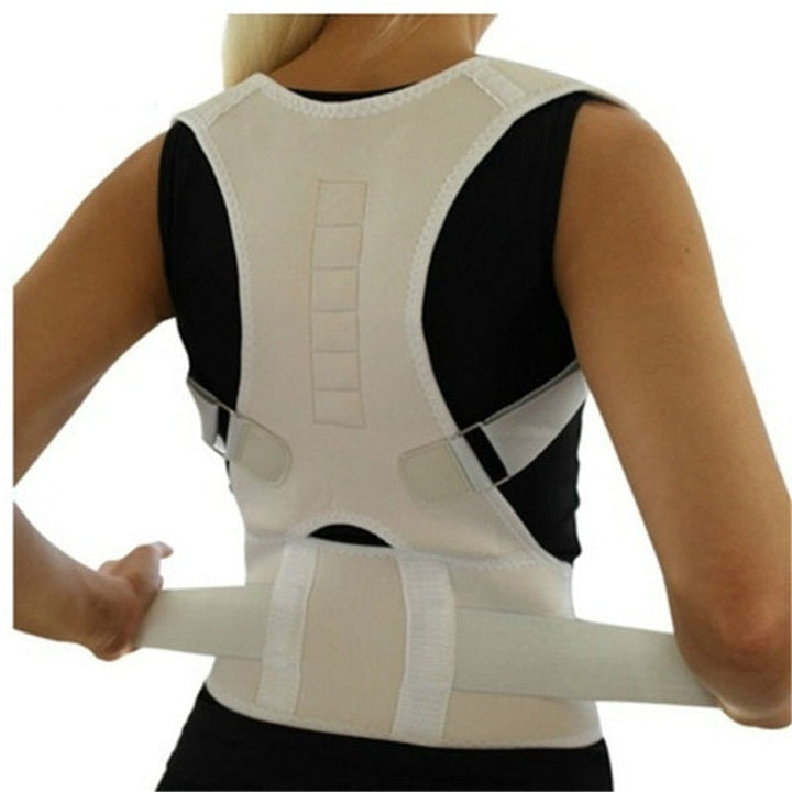 Ergonomische magnetische Haltungsbandage für Unisex, diskret unter Kleidung tragbar, verbessert die Körperhaltung.