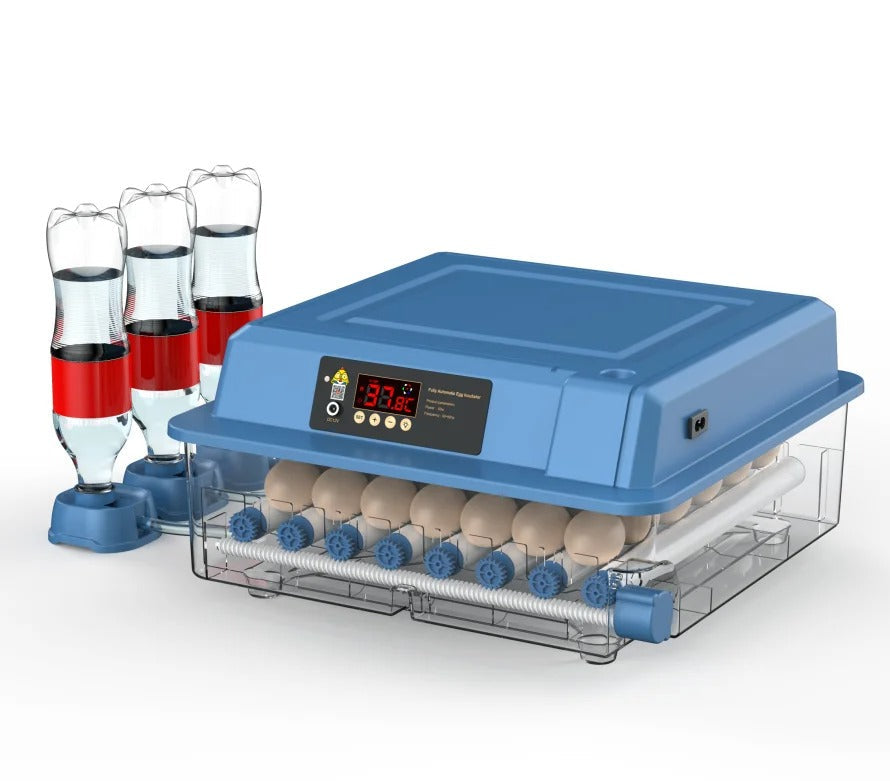 HatchEase automatische Brutmaschine für Geflügelzucht mit Temperaturkontrolle, effizienter Eierwender. Ideal für Hobbyzucht.