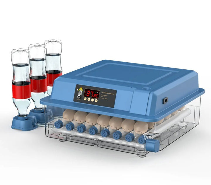 HatchEase automatische Brutmaschine für Geflügelzucht mit Temperaturkontrolle, effizienter Eierwender. Ideal für Hobbyzucht.