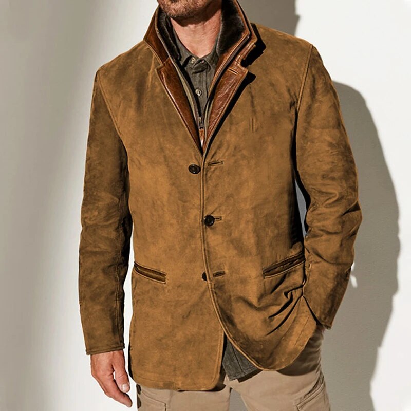 Vintage Herrenjacke, lässig und komfortabel für den Alltag.