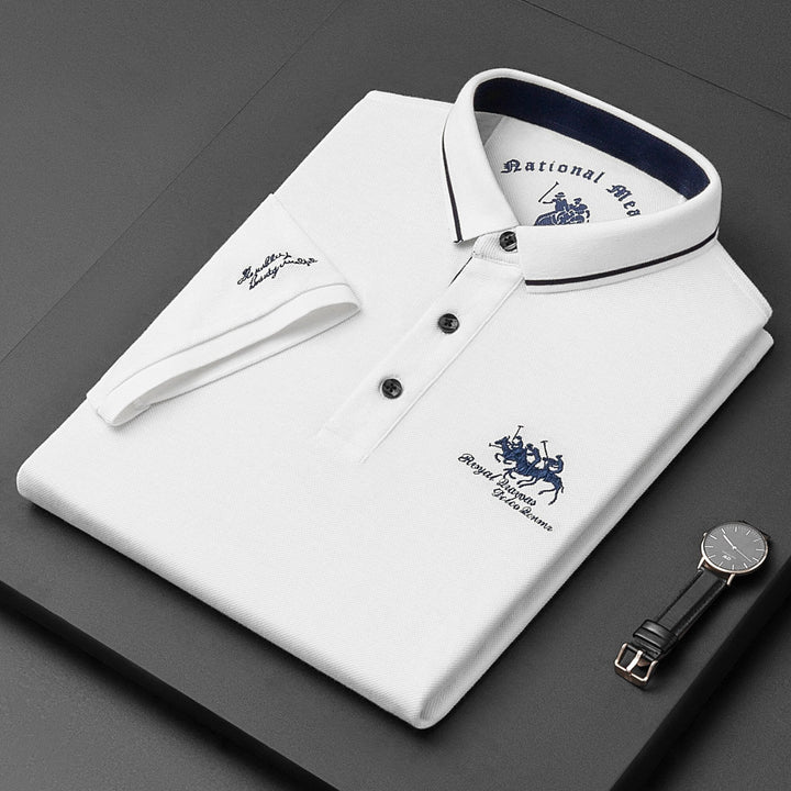 Vielseitiges Herren Besticktes Polo für Smart Casual Looks. Modisches Sommer Oberteil für Freizeit & Eleganz.