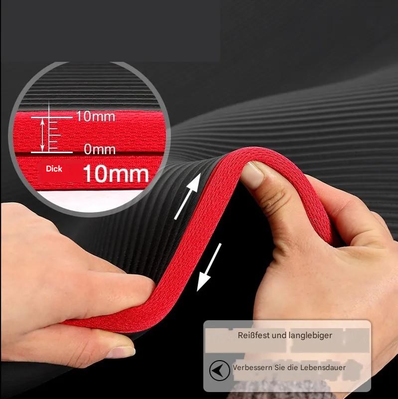 Rutschfeste Pilatesmatte FlexiMat, extra dick für Komfort & Gelenkschutz bei jeder Übung.