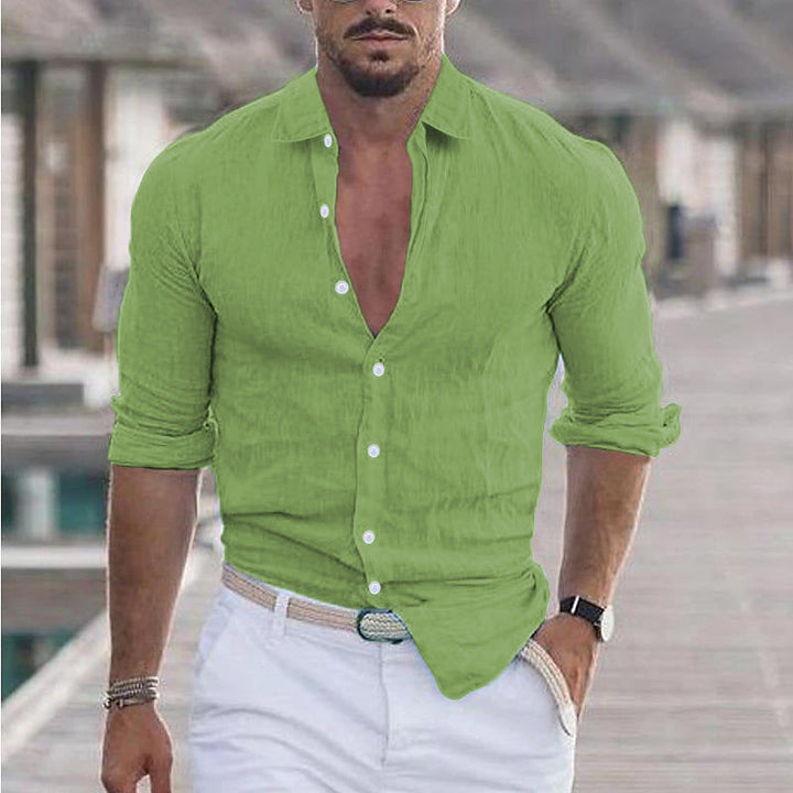 Stilvolles Kurzarm Freizeithemd für Herren, perfekt für entspannte Sommertage, Urlaub oder lässige Outfits.