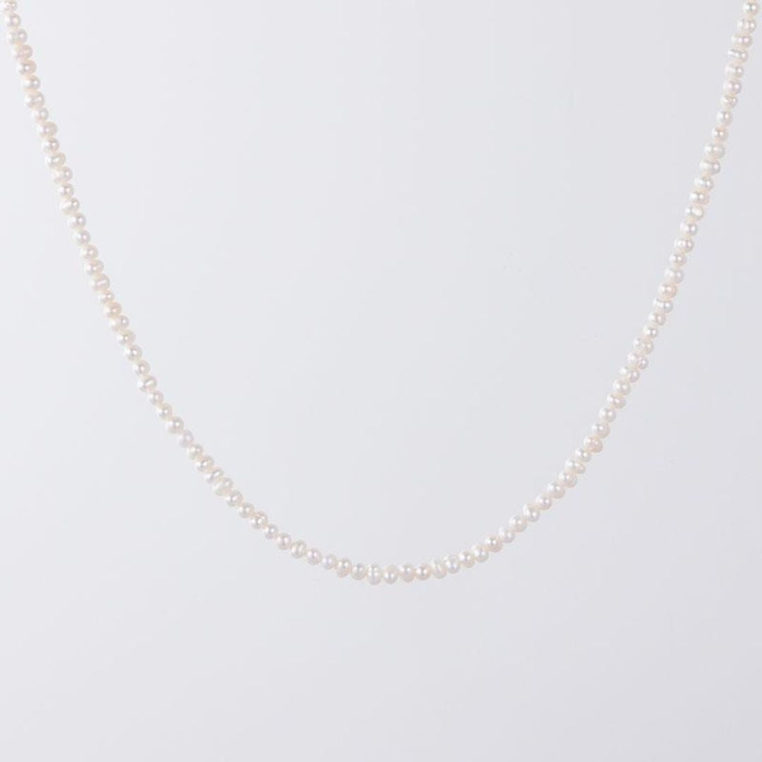 Modische Damen Gold Choker Halskette mit Süßwasserperlen, verstellbar & wasserfest.