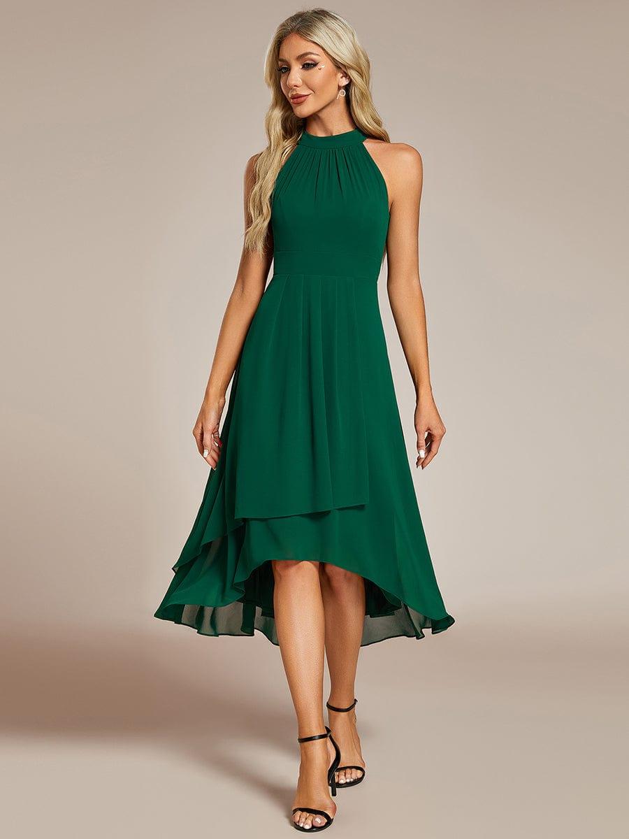 Damen Halterneck Midikleid, A-Linie, festlich, stilvoll und perfekt für den besonderen Anlass.