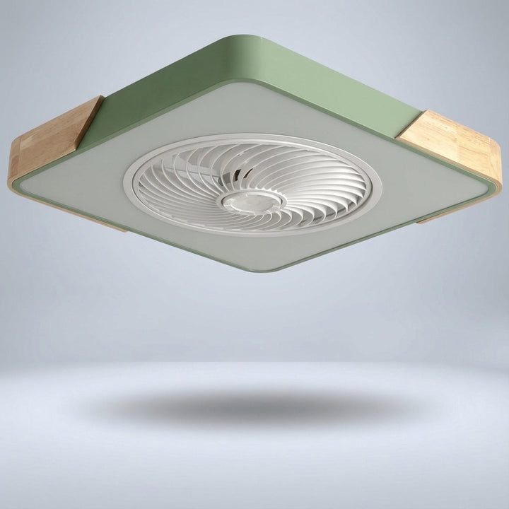 Effizienter Flüster-Deckenventilator mit integrierter LED-Beleuchtung. Moderne Optik & Komfort.