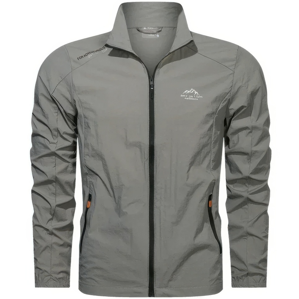 Sportliche Herren Windjacke Stormer, eine leichte Übergangsjacke für Männer. Windschutz beim Sport & im Alltag.