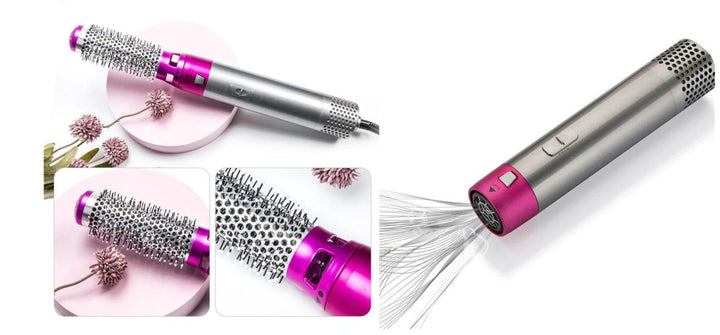 Dieser 5-in-1 Airstyler bietet Ionen-Pflege, Haartrocknung, Glättung und Volumen in einem Gerät.