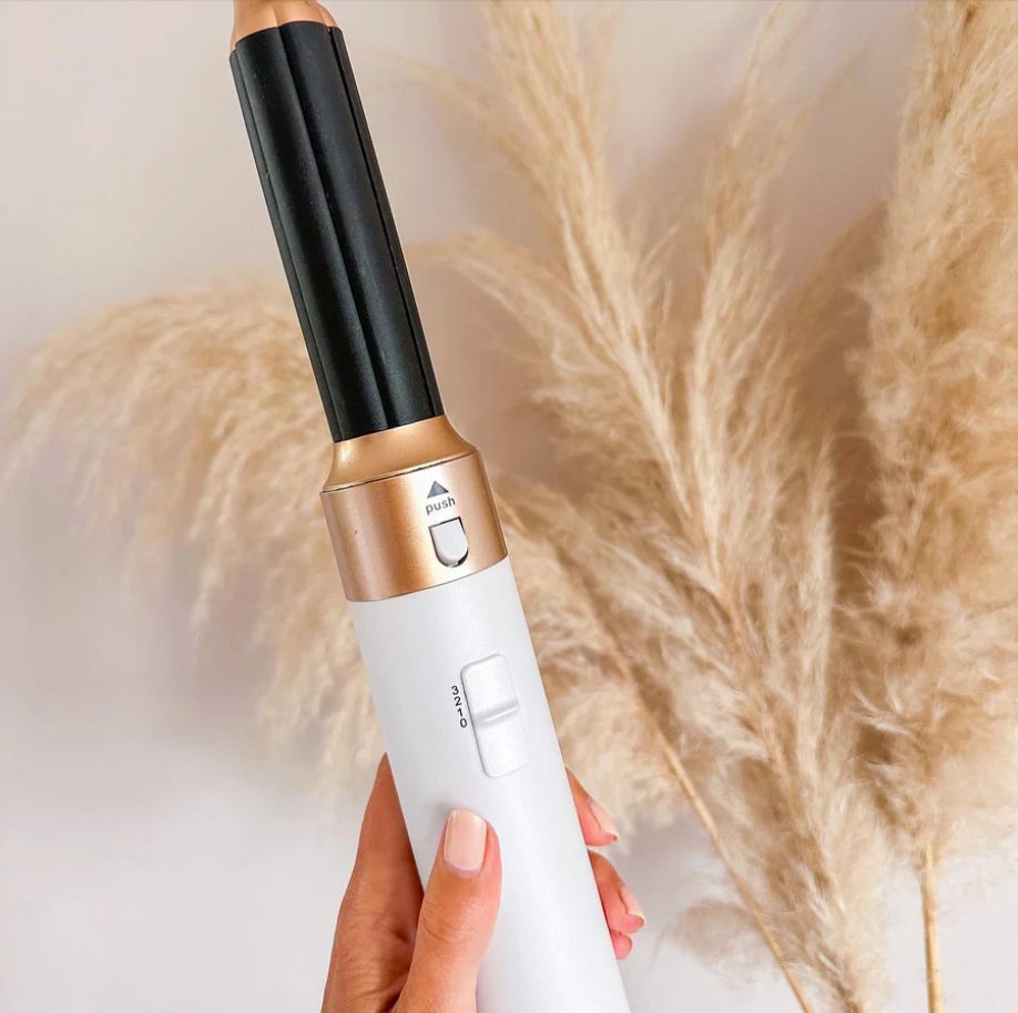 Elektronischer 5-in-1 Airstyler mit Haartrockner, Lockenstab und Volumenbürste. Perfektes Geschenk.