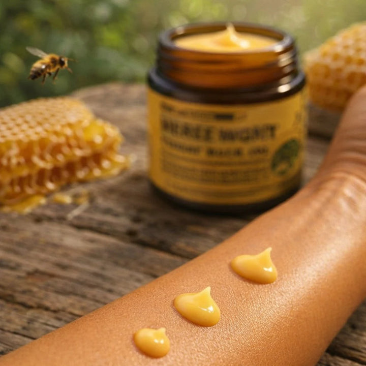 Premium Beauty Gesichtscreme: Nährende Anti-Aging Pflege mit Bienengift, Hyaluron & Kollagen für jede Haut.