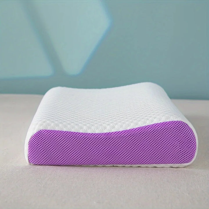 Niala TPE-Kissen mit Wabenstruktur für Luftzirkulation. Orthopädisch, atmungsaktiv, ideal für Nacken & Wirbelsäule.