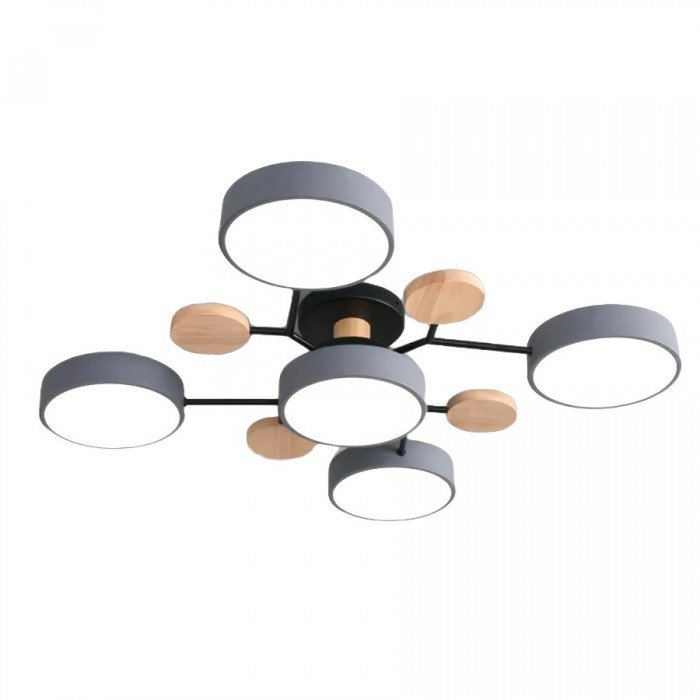 Designer LED-Deckenleuchte, skandinavischer Look, für ein stilvolles Zuhause.