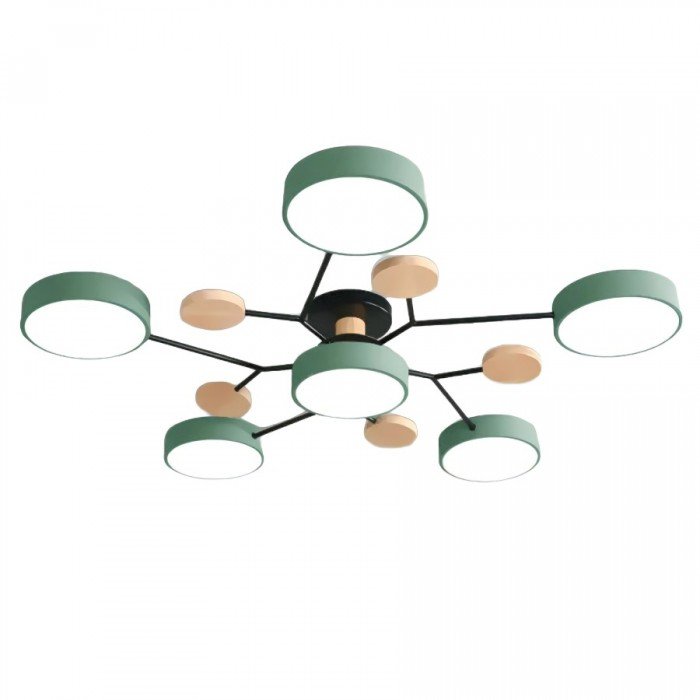 Energieeffiziente LED-Deckenlampe, modernes skandinavisches Design, nachhaltig.