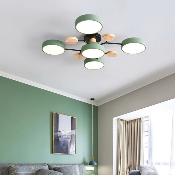 Design-Deckenleuchte LED Ast-Motiv, skandinavisch, perfekte Innenleuchte Wohnzimmer.