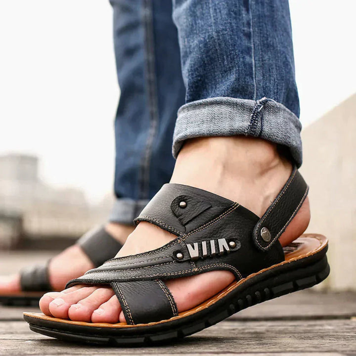 Robuste Herren Orthopädische Sandalen für Komfort & Halt. Ideale Bequemschuhe und Sommerschuhe für verstellbare Fußgesundheit.